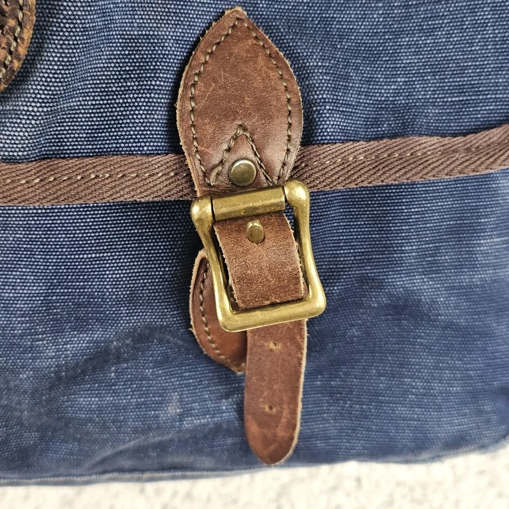 Duluth Pack Messenger Crossbody Laptop Book Bag Made In USA Handcrafted By Patti